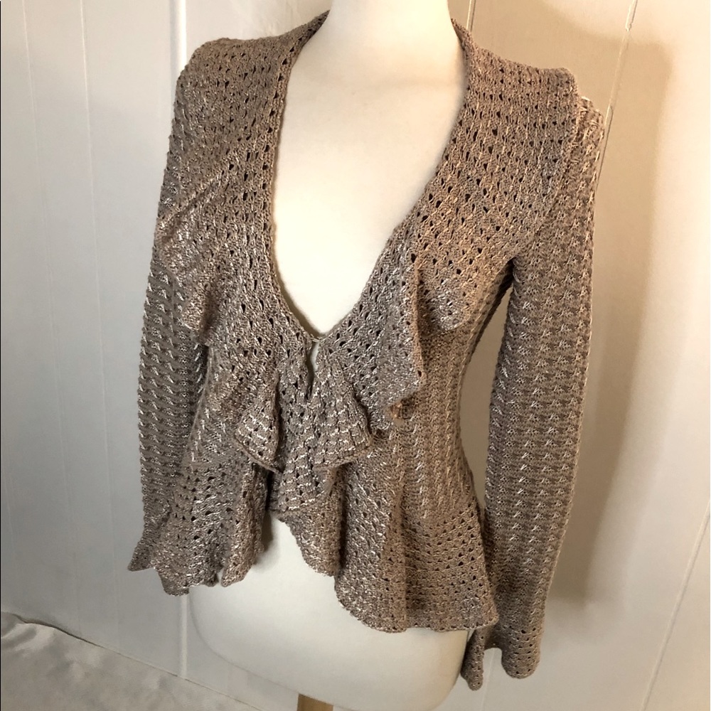 😍INC Ruffle Cardigan